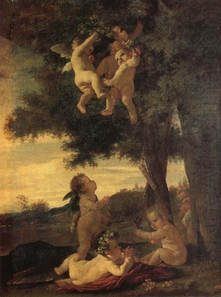 Nicolas Poussin Cupids and Genii china oil painting image